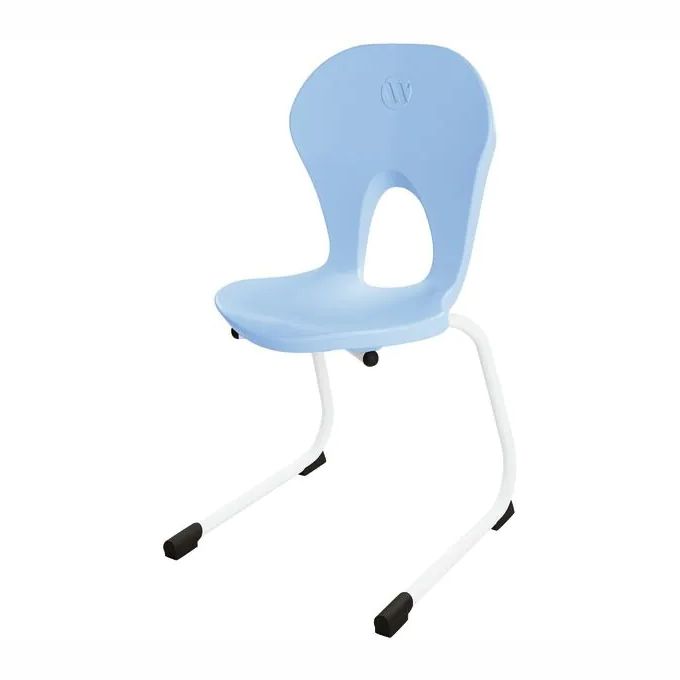Schalenstuhl EASY mit Kufen, 5 Farben, SH 26-46 cm